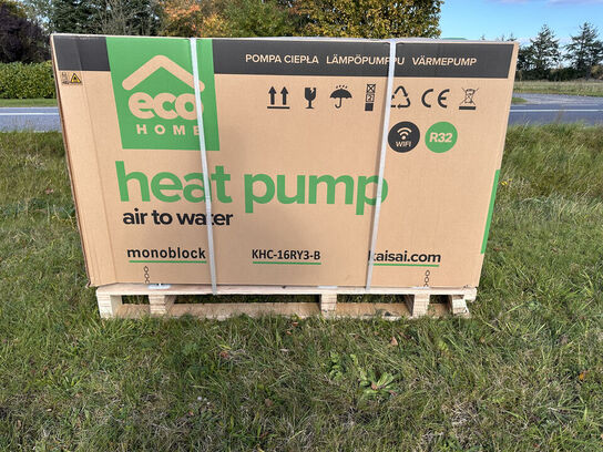 Fabriksny 16 KW luft til vand varmepumpe
