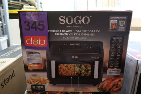 SOGO FRE-SS-10895 | Airfryer Dual Basket 10,5L