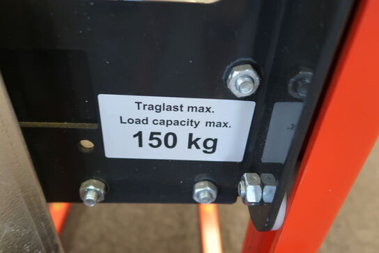 Sækkevogn med hejs 150 kg