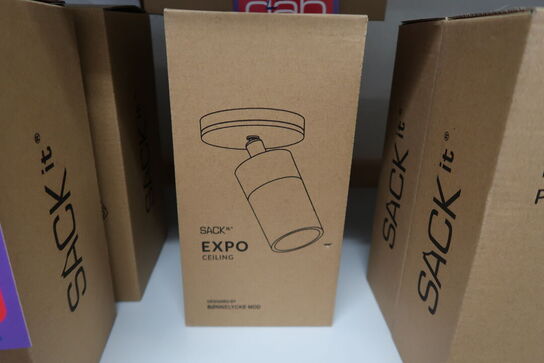 2 stk. SACKit - Loftslampe - Expo Ceiling - White