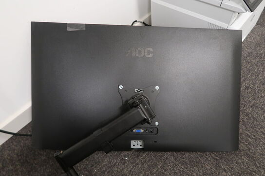 3 stk. AOC 27B2H 27"  + tilhørende arm