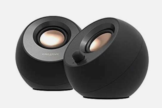 Creative Pebble V3 Black USB/Bluetooth/3.5mm pin 8W RMS Peak output 16W USB