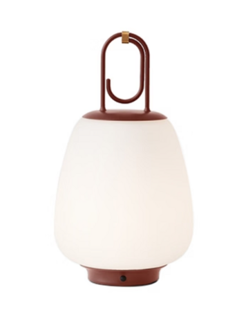 &Tradition Lucca SC51 Udendørslampe Opal Glas og Maroon