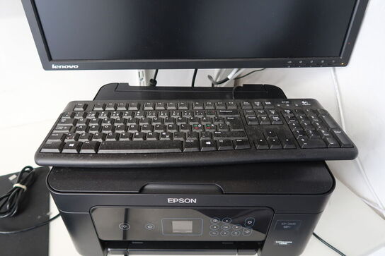 Printer, Epson XP-3105 + Skærm & keyboard