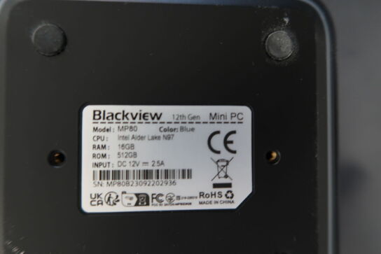 2 stk. Mini PC Blackview MP80 12th Gen intel N97 