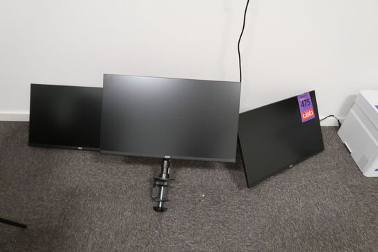 3 stk. AOC 27B2H 27"  + tilhørende arm