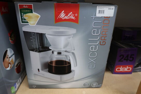 Melitta Excellent grande 3.0 kaffemaskine hvid