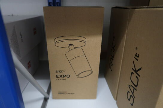 2 stk. SACKit - Loftslampe - Expo Ceiling - Black