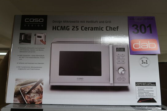 Caso HCMG Ceramic Chef mikrobølgeovn 25 liter