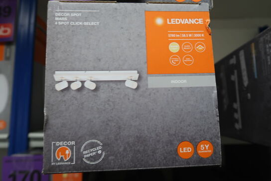 2 stk. Ledvance Decor Spot Mars CLICK-SELECT White 4 Spot