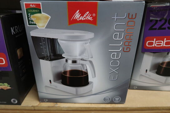 Melitta Excellent grande 3.0 kaffemaskine hvid
