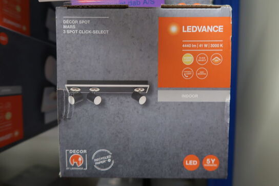 Ledvance Mars spotlampe, sort 