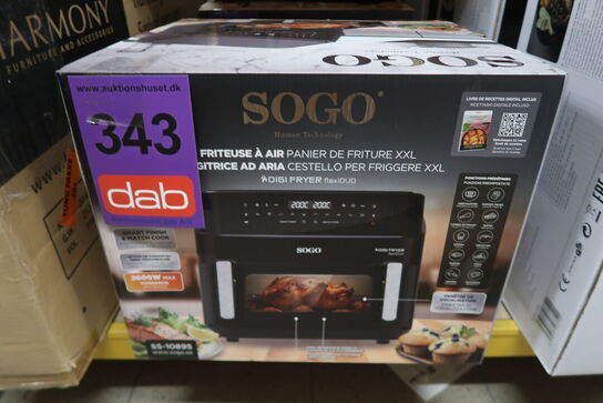 SOGO FRE-SS-10895 | Airfryer Dual Basket 10,5L
