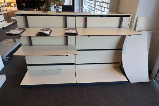 Dobbelt salgsdisplay 