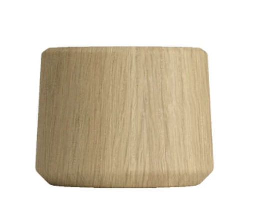 3 stk. Sackit Oslo bordlampefod, eg, 5 cm
