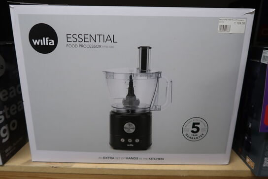 Wilfa FP1B-1000 Essential Foodprocessor (sort)