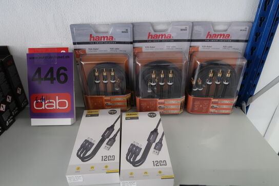 6 pk. Med diverse kabler 