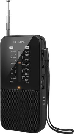 3 stk. Philips R1509 bærbar analog radio