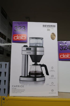 Severin Caprice Kaffemaskine 1450 watt Stål