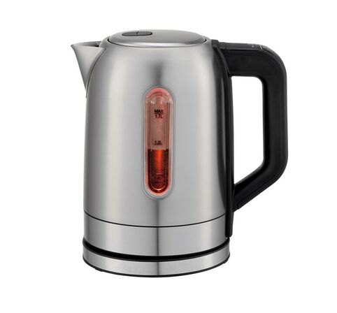 ALBA elkedel temperatur børstet stål 1,7 liter