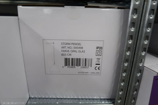 LIGA STORM Ø25 OPAL GLAS PENDEL