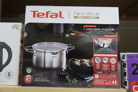 Tefal Nordica gryde rustfrit stål 5 liter