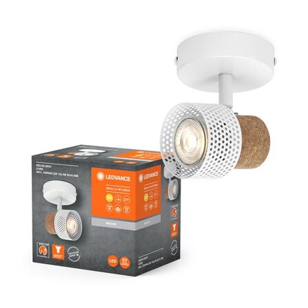 2 stk. Ledvance Decor Spot Cork GU10 White 1x3.4W 927 DIM