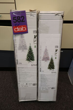2 stk. Christmas Tree w LED Kalix - 150 cm 