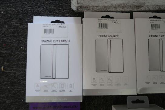 Diverse Hærdet glas til IPhone 