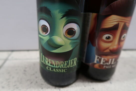 Ca. 18 flasker. ass. Humør bryggeriet special øl 