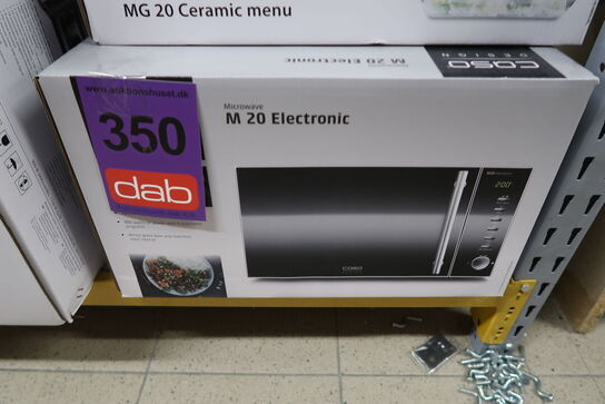 Caso mikrobølgeovn MG20 Keramik menu