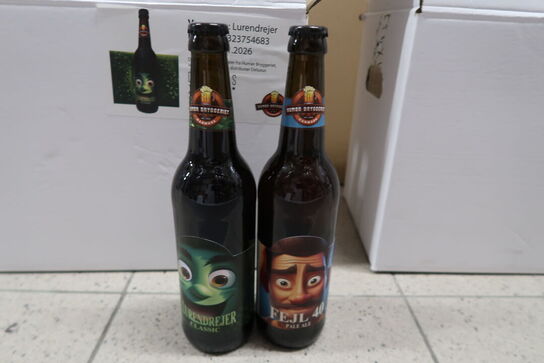 Ca. 18 flasker. ass. Humør bryggeriet special øl 