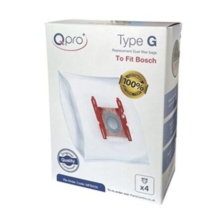 6 pk. Bosch-Siemens Qpro+ Type G fleece pose (4 stk.)