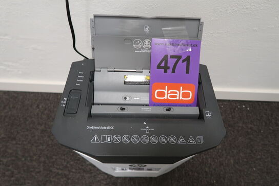 Makulator, HP OneShred Auto 80CC