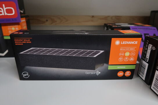 2 stk. LEDVANCE Endura Bricklume B23 væglampe solcelle