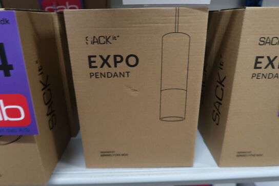 2 stk. SACKit - Expo Pendant - Loftslampe - White