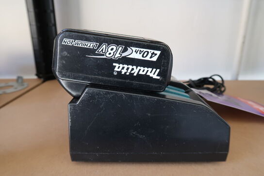 Makita DC18RC lader + batteri 