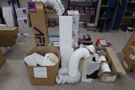 Diverse rør & fittings til emhætter 