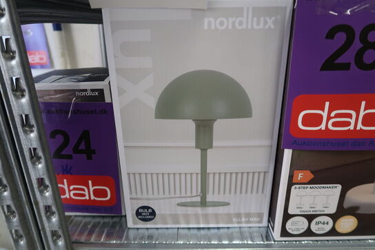 Nordlux Ellen Mini bordlampe, støvet grøn 