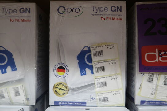 9 pk. Miele GN fleece pose (4 stk.) + forfilter + microfilter ORG.