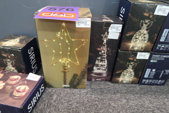 Diverse jule LED lys 