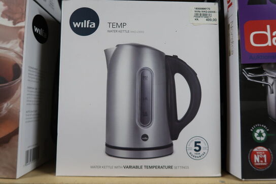 Wilfa Wkd-2200s elkedel stål 1,7 liter
