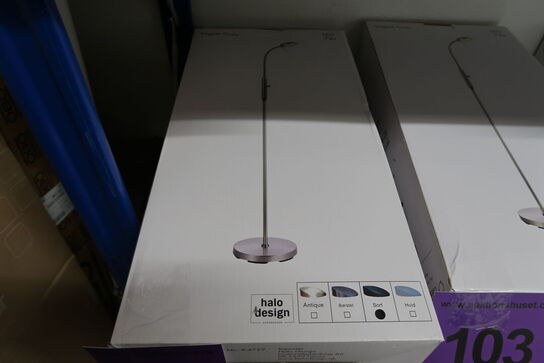 HALO Vegas Gulvlampe w/Dimmer Black