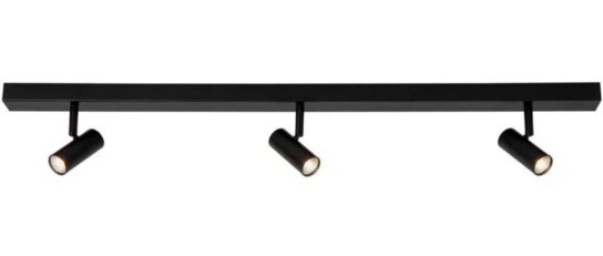 3 stk. Nordlux Omari spotlampe - Sort - 3 spot