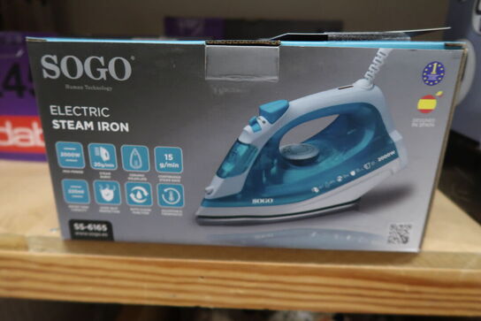 SOGO dampstrygejern 2000 watt