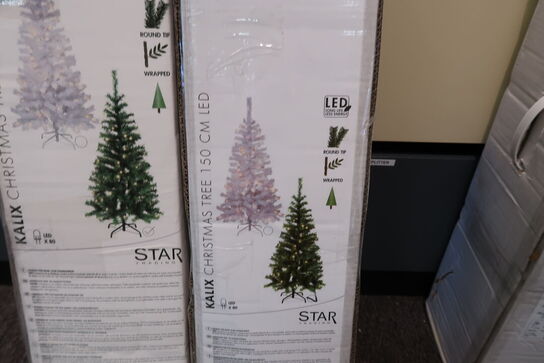 2 stk. Christmas Tree w LED Kalix - 150 cm 