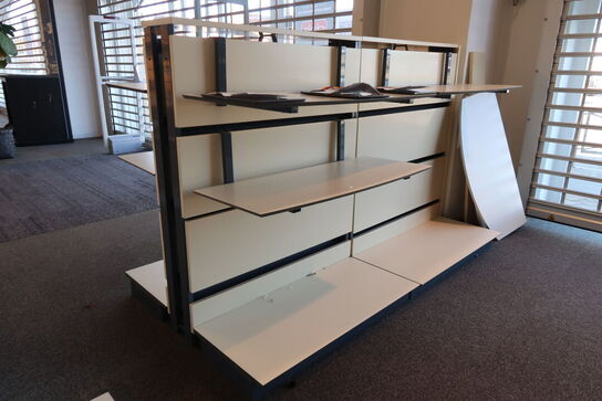Dobbelt salgsdisplay 