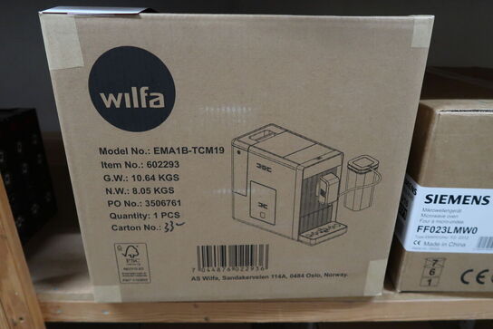 Wilfa Volo espressomaskine EMA1B-TCM19 (sort)