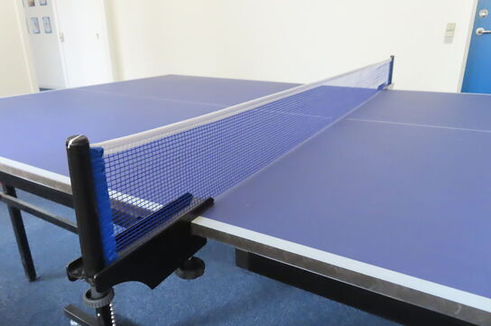 Bordtennisbord samt planter, yogabold mv.