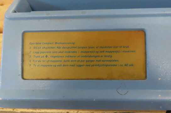 Limindbindingsmaskine EASI BIND COMPACT
